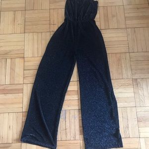 Glittery funky bell bottom romper